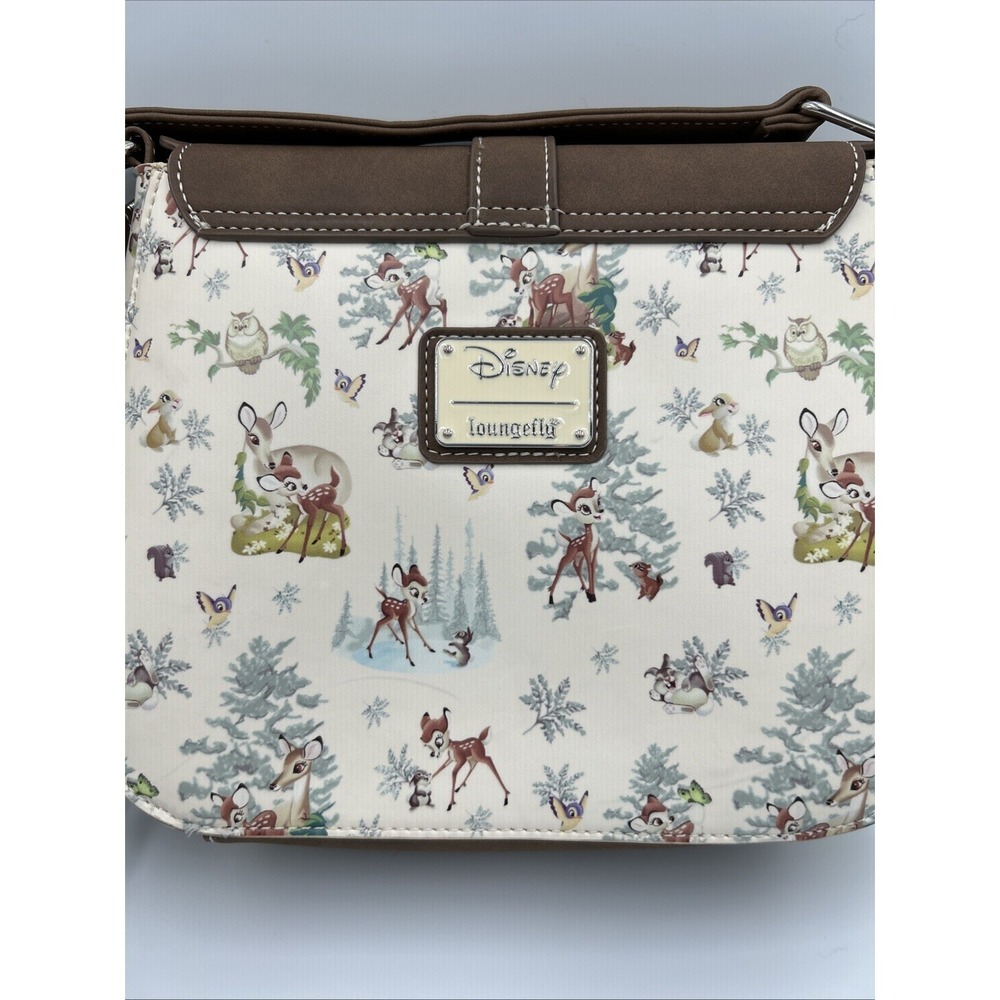 Disney‎ Loungefly Bambi Scenes Cross Body Bag Thumper Flower - Picture 4 of 10